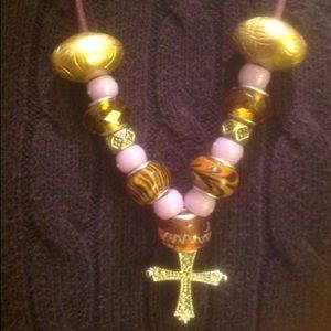 Cross & Light Boho Necklace